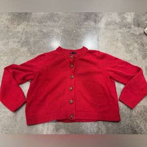 GAP Red Cotton Cardigan